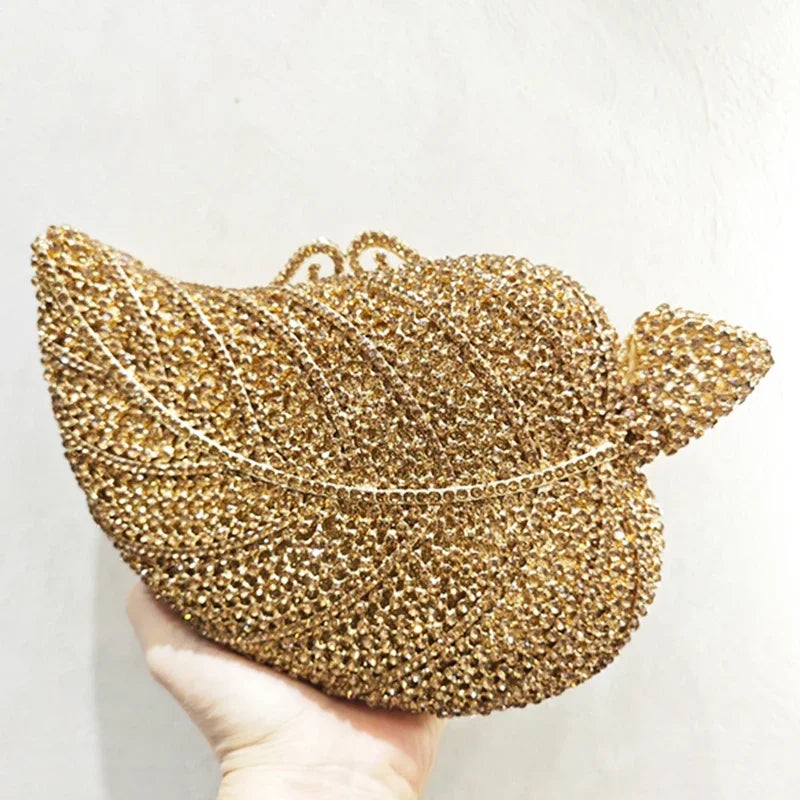 Crystal Diamond Evening Clutch Bag