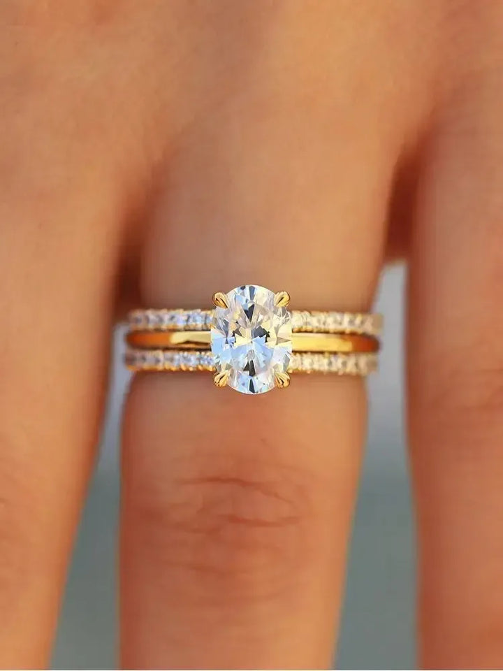 925 Sterling Silver Zircon Ring – Women&