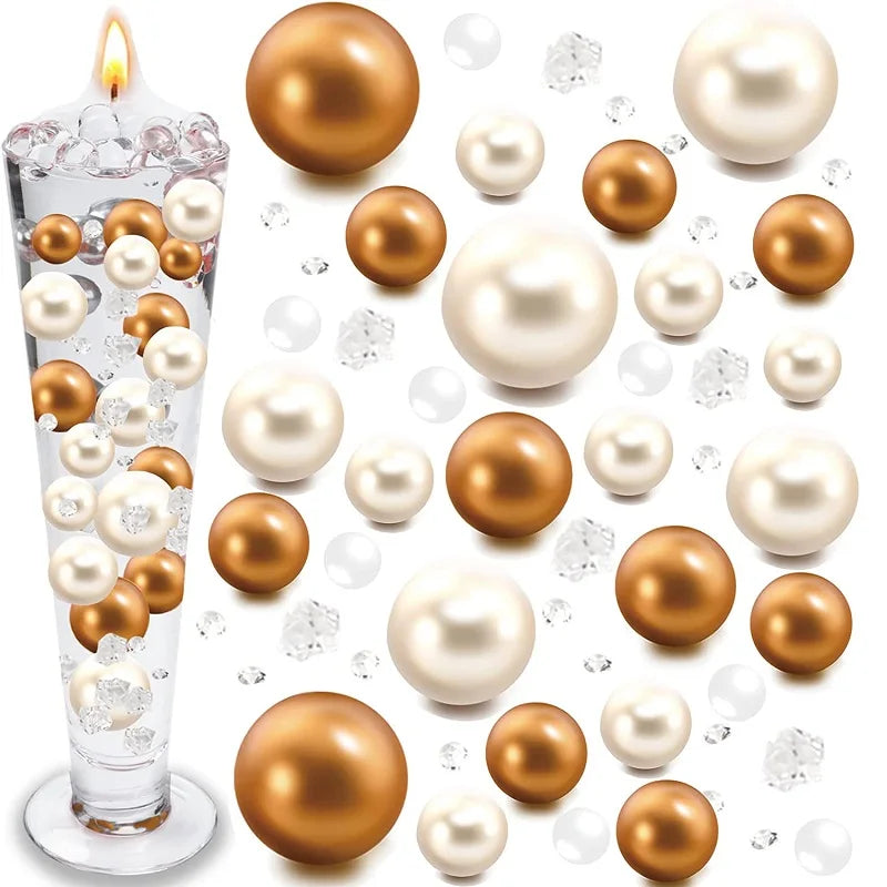Christmas Vase Filler Beads Floating Pearls