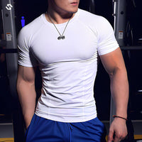 Men's Summer Casual Comfortable Tight-Fitting Quick-Drying Breathable Shirt-T-shirt-Bennys Beauty World