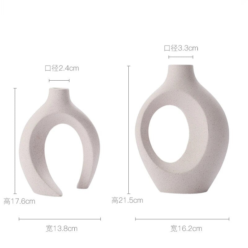 Desktop Decoration Accessories Nordic Ceramics Decor-Vase-Arlik interiors