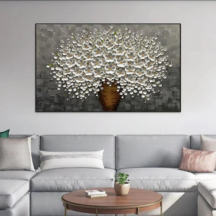 Abstract Livingroom Tree Flower Posters-Painting-Arlik interiors