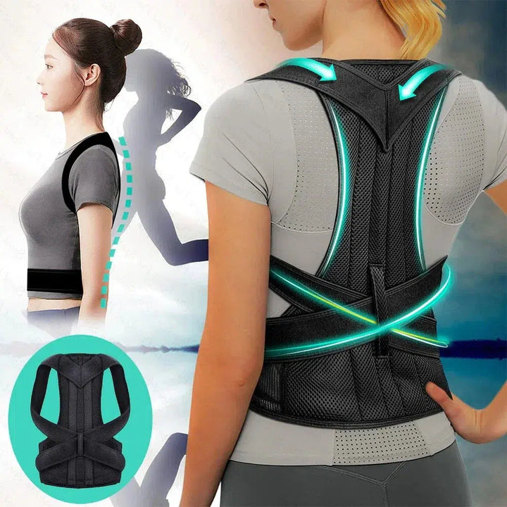 Reinforced Belt Lumbar Column Posture Corrector Vest