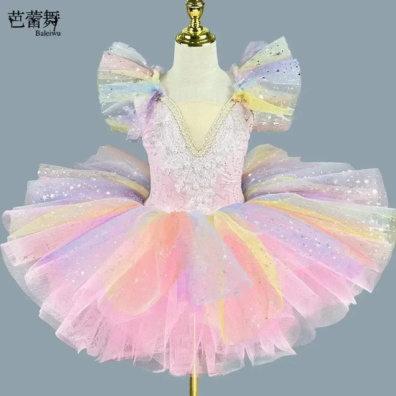 Girls Princess Tutu Dress – Ballet Dance Costume for Kids - Bennys Beauty World