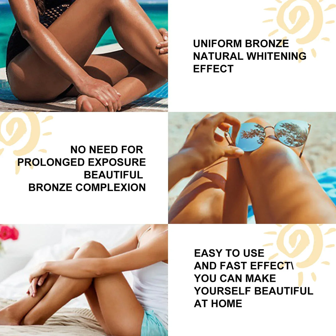 Soft Brown Self-Tanning Cream Intensive Tanning Outdoor