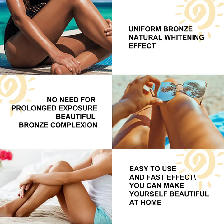 Soft Brown Self-Tanning Cream Intensive Tanning Outdoor