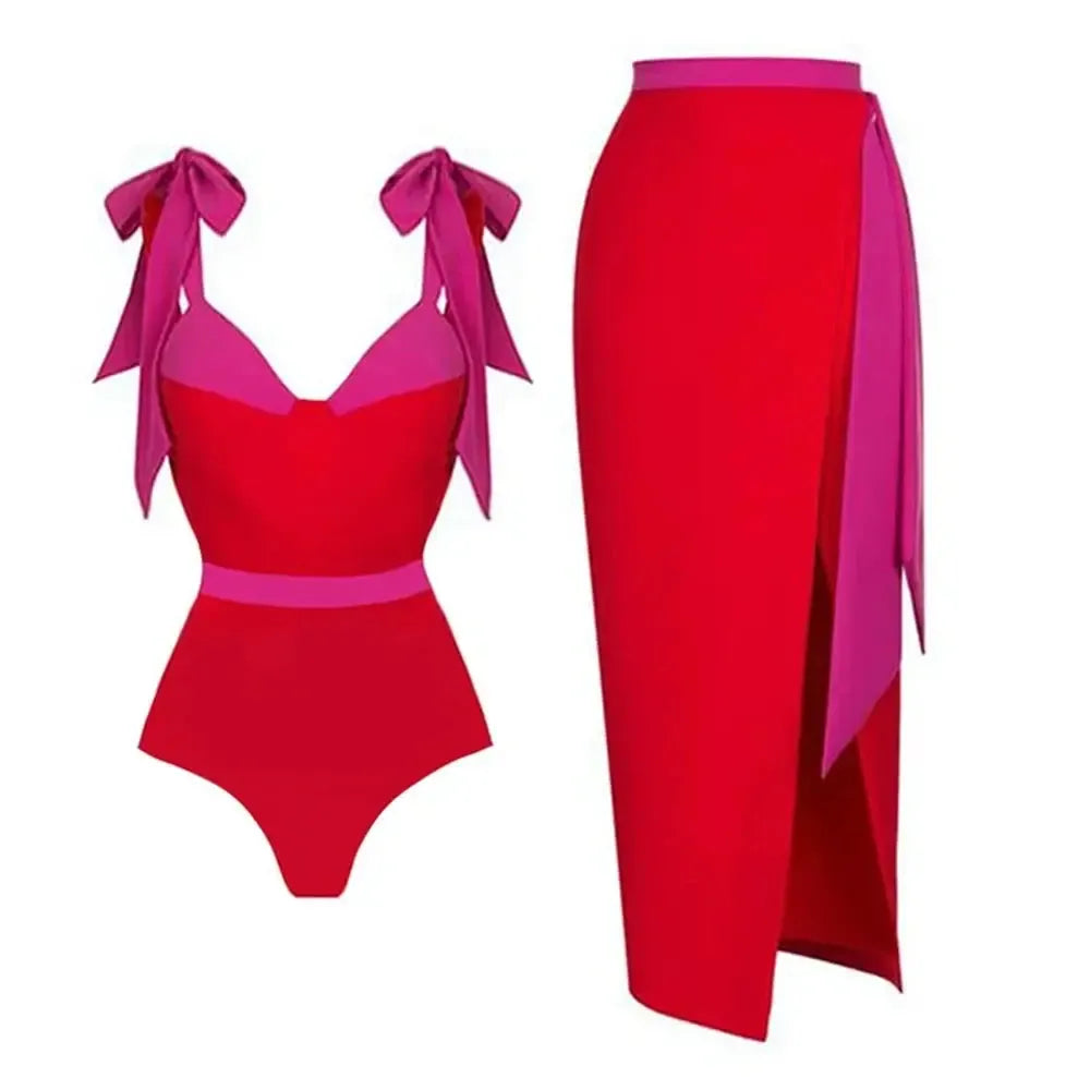 2023 New Arrival Push Up Women Bikini Set Floral Printed Ruffle Bikinis Strappy Bandage Swimwear Brazilian Biquini Bathing Suit-Bennys Beauty World