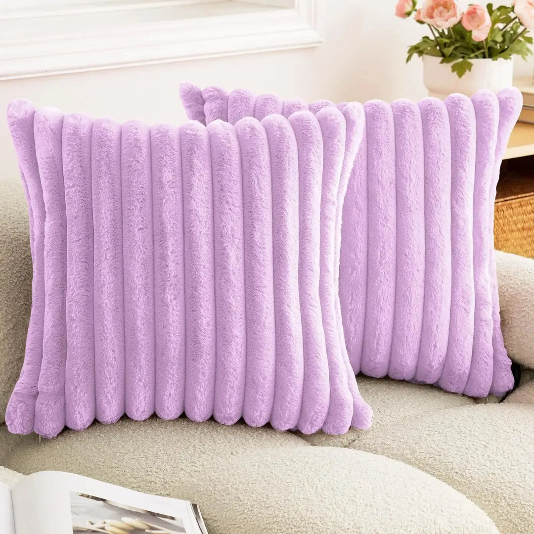 Faux Fur Sofa Cushion Cover - Bennys Beauty World