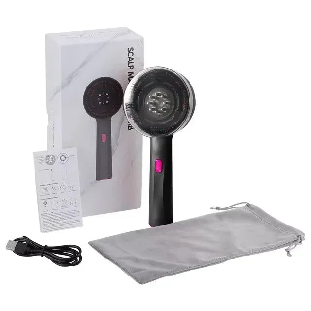 3 Modes Electric Massage Comb Portable Red Light Laser