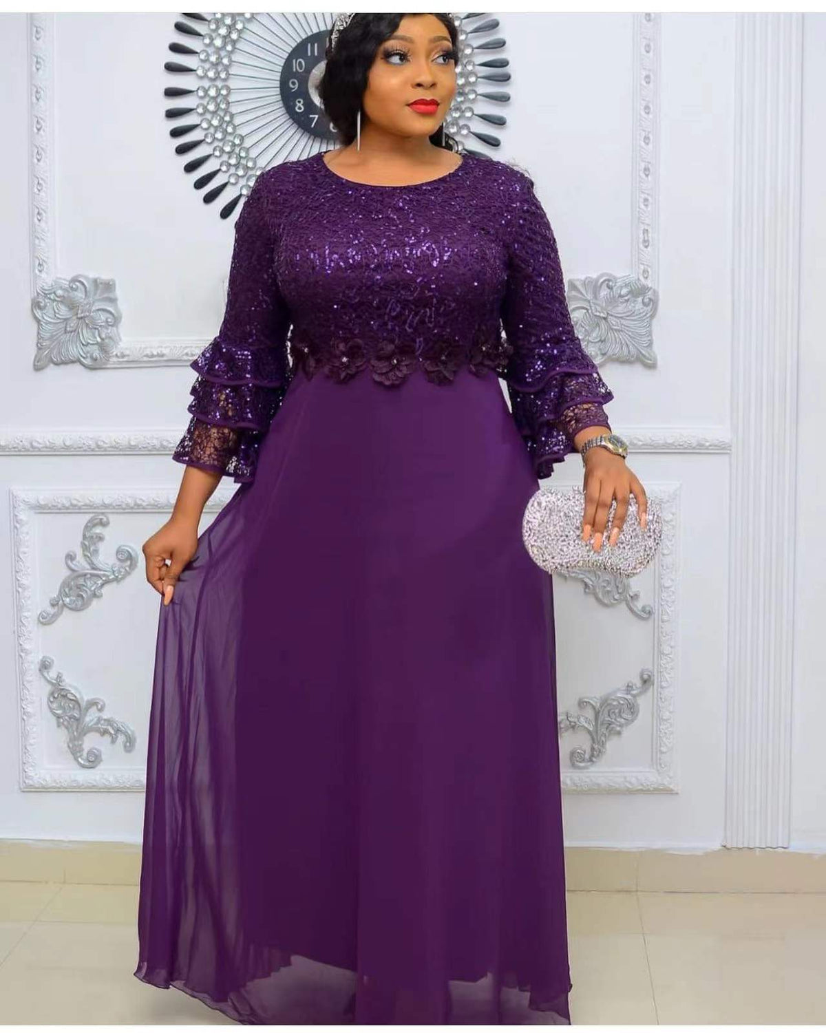 Plus Size African Party Dresses for Women-Dress-Bennys Beauty World