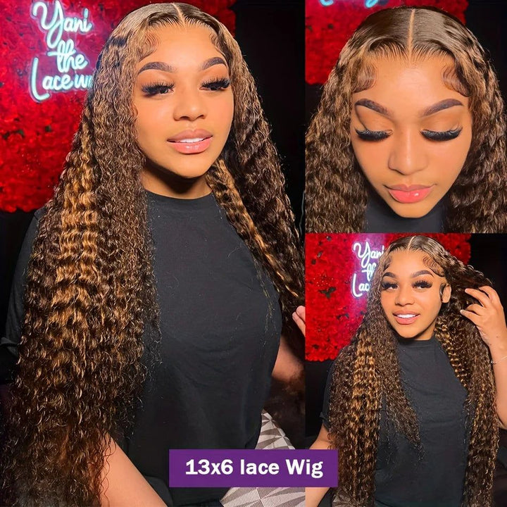 HD Lace Deep Wave Frontal Wig Brazilian Wigs