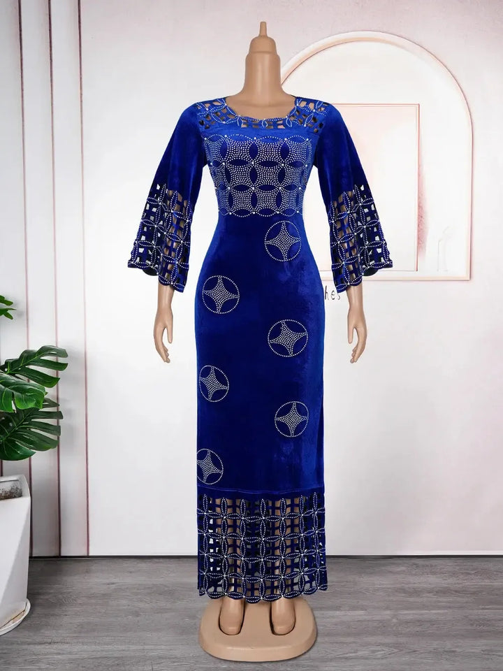 Plus Size African Party Dresses for Women-Dresses-Bennys Beauty World