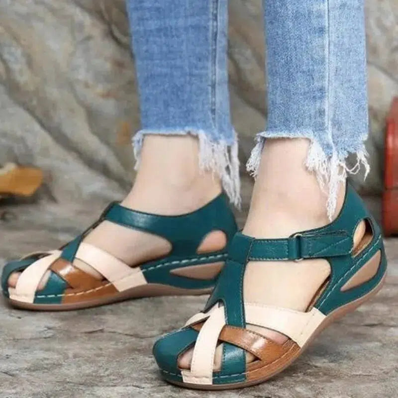 Women Sandals Summer Open Toe Women's Shoes Flat Sandals-Shoes-Bennys Beauty World