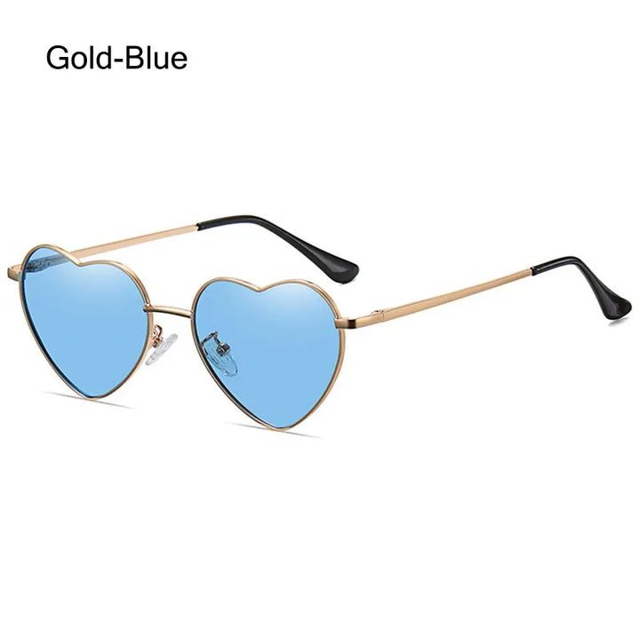 Heart-Shaped Sunglasses for Women | Polarized UV400 Metal Frame