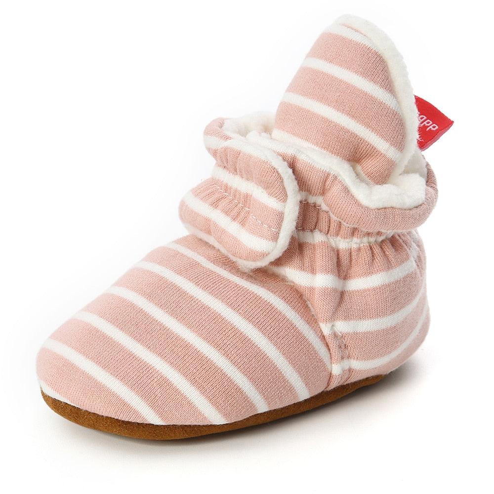 Newborn Baby Socks Shoes Boy Girl Star Toddler First Walkers Booties-Shoe-Bennys Beauty World