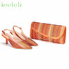 Women's Sandals Pointed Toe Full Color Design Shoes and Bags Set-Shoe-Bennys Beauty World