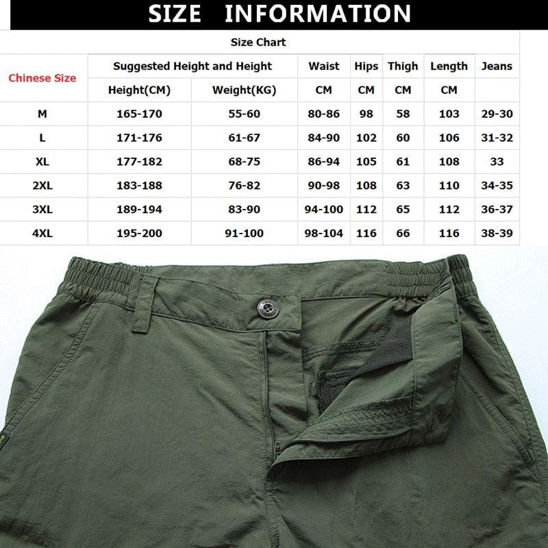 Waterproof Tactical Cargo Pants Men's Breathable Summer Casual Pants-pants-Bennys Beauty World