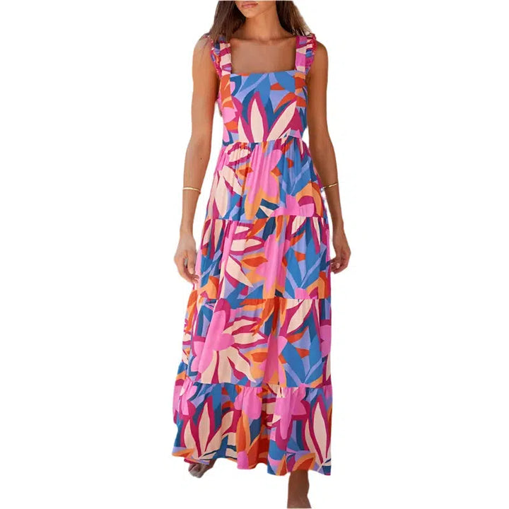 Maxi Floral Print  Dresses For Women