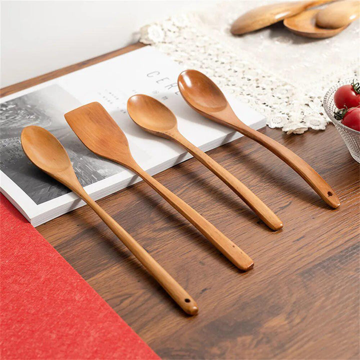 Kitchen Wooden Sppon Utensils Tableware-Arlik interiors