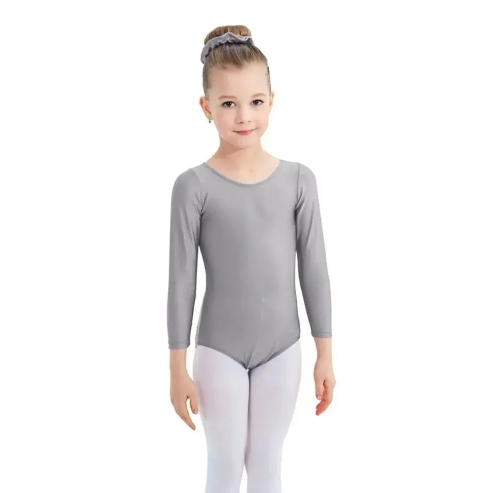 Girls Long Sleeve Ballet Leotard – Kids Dance Bodysuit for Ballet, Gymnastics &amp; Performance-Bennys Beauty World