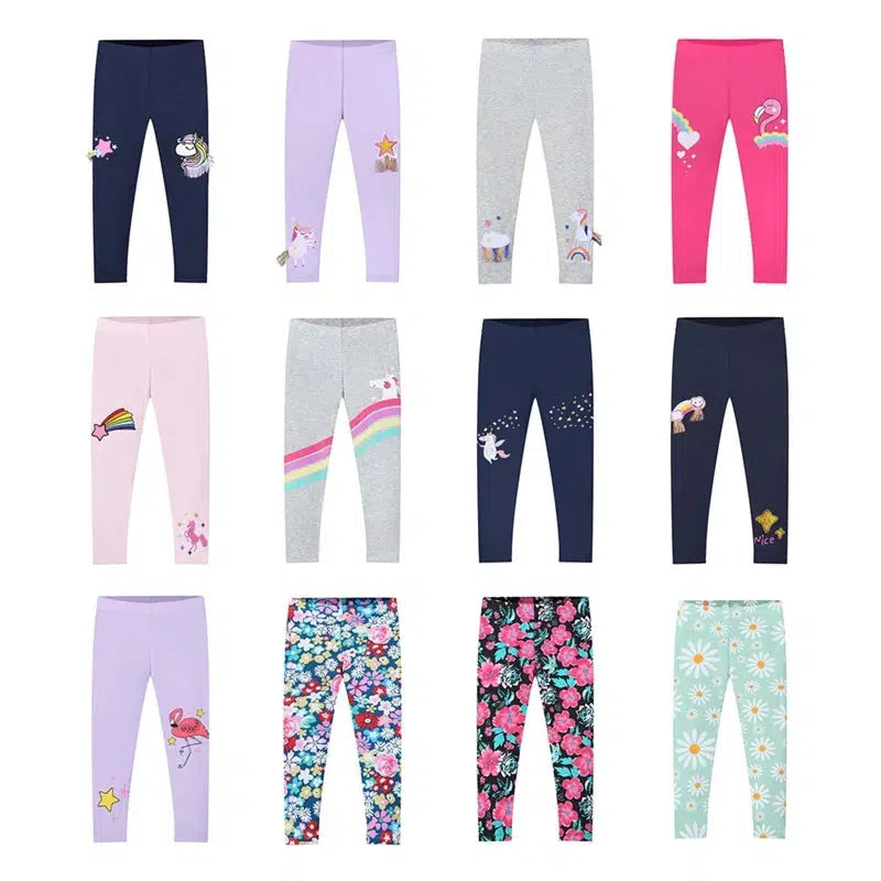 Spring Autumn Baby Girls Leggings Lovely CartoonPants-pants-Bennys Beauty World