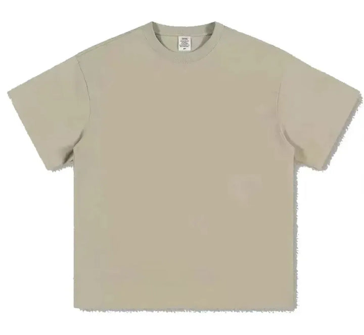 Black White GSM 500g Heavy-duty Pure Cotton T-shirt-T-Shirt-Bennys Beauty World