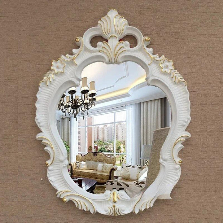 Large Decorative Mirror Wall Hanging Glasses Vintage Aesthetic Bathroom Decorative Mirror Makeup Specchio Da Parete Home Decor-Arlik interiors