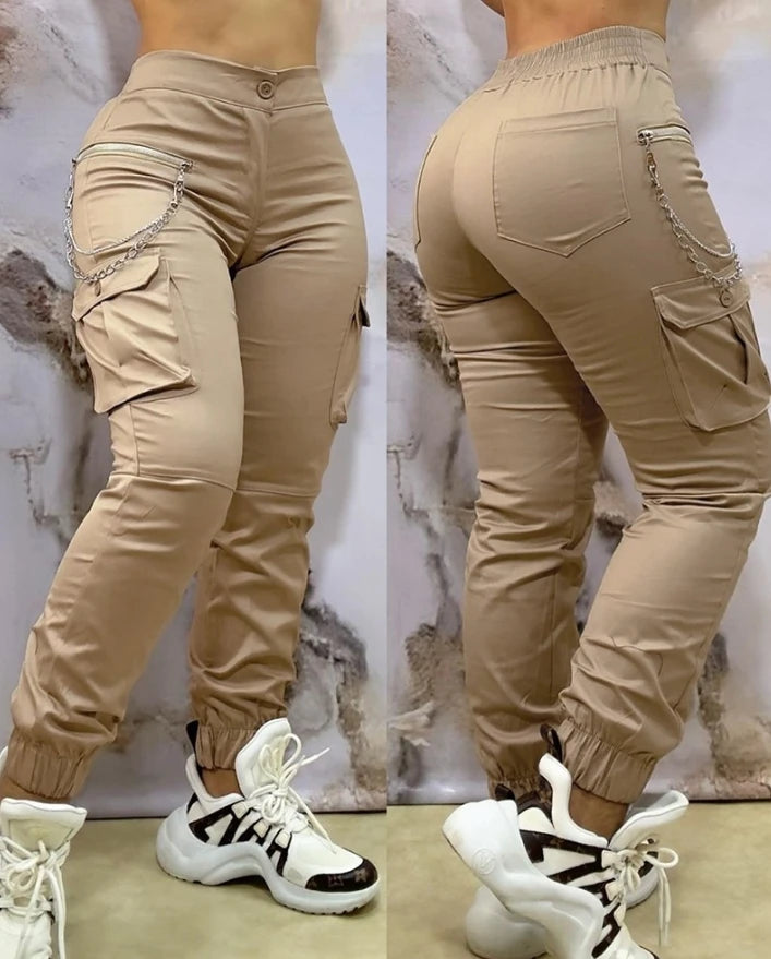 Women's Pants Fashion Casual Cargo Pants