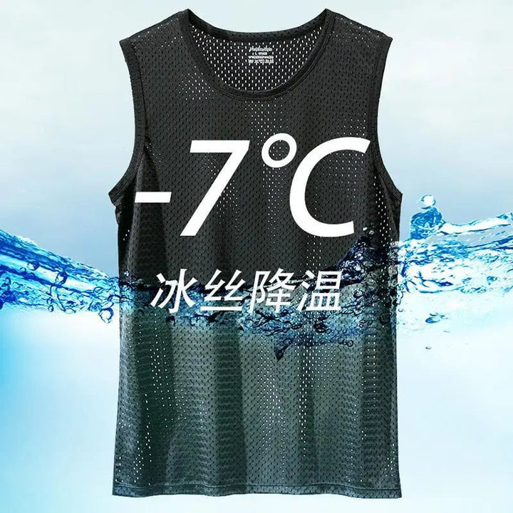 Men's Transparent Bodybuilding Sleeveless Shirt