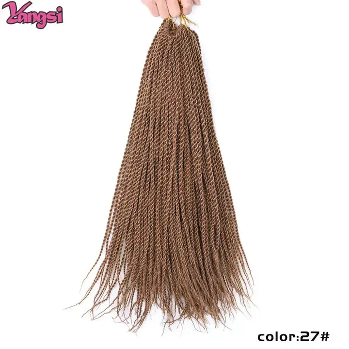 Full Star Pre-Twisted Crochet Braids – 30 Strands/Pack Synthetic Ombre Braiding Hair-braids-Bennys Beauty World