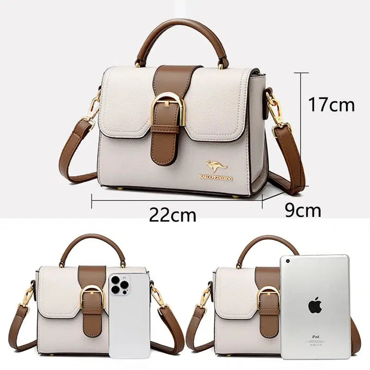 Luxury Brand Leather Shoulder Bags for Women-Handbags-Bennys Beauty World