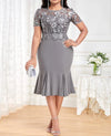 Fashion Lace High Waist Dress For Women-Dress-Bennys Beauty World