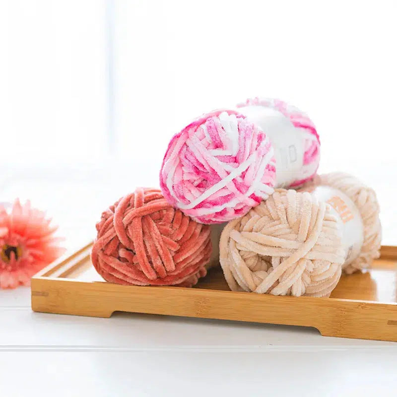 100g Knitting Yarn Velvet Crochet Knitting Cotton Sweater Hat