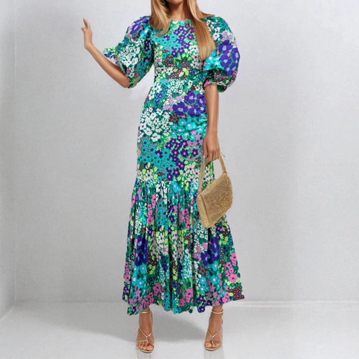 Early Spring New O Neck Fit Mermaid Dress-Dresses-Bennys Beauty World