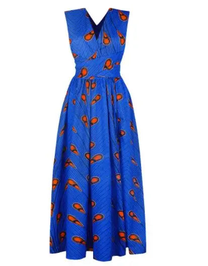 Fashion Elastic Maxi African Dresses for Women