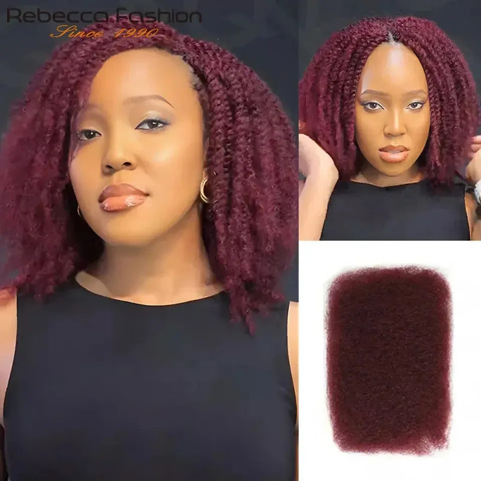 Brazilian Afro kinky Bulk Human Hair For Braiding Remy Hair-Hair Accessories-Bennys Beauty World