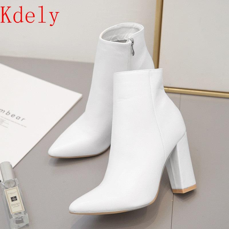 Women's High Heel Boots-Shoes-Bennys Beauty World