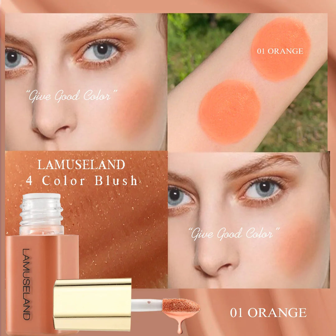 Three-colour Blush Natural Color