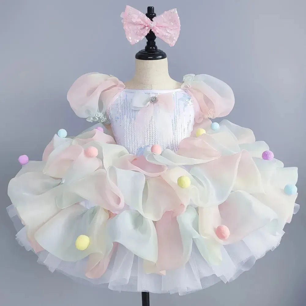Girls Ballet Tutu Dress – Sleeveless Dance Leotard &amp; Skirt - Bennys Beauty World