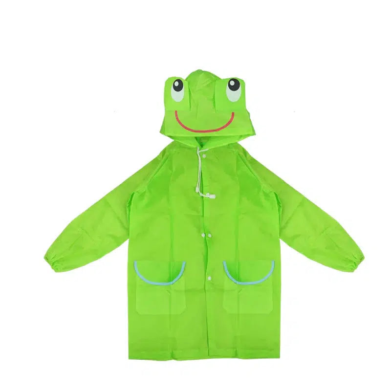 Waterproof raincoat for kids featuring cartoon animals-Suit-Bennys Beauty World