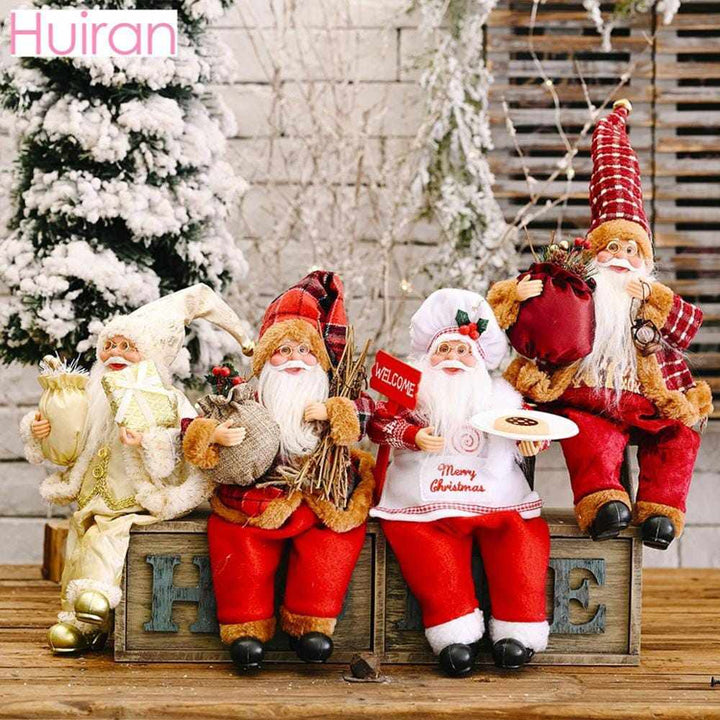 Santa Claus Dolls Merry Christmas Decorations for Home BENNYS 