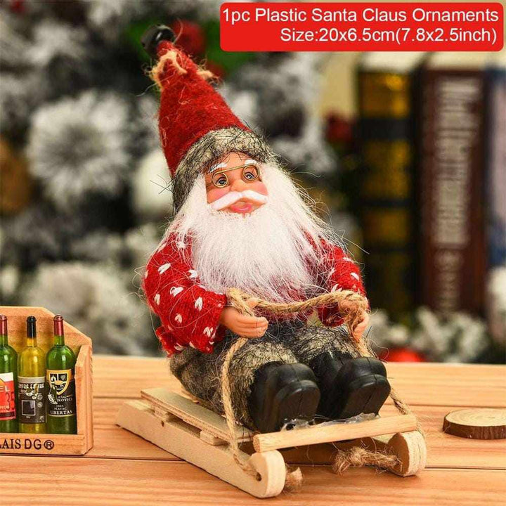 Santa Claus Dolls Merry Christmas Decorations for Home BENNYS 