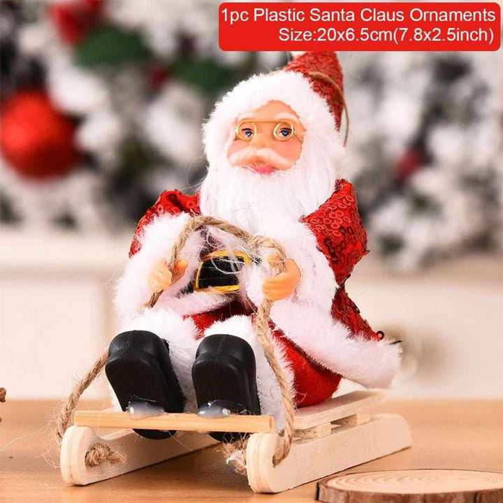 Santa Claus Dolls Merry Christmas Decorations for Home BENNYS 