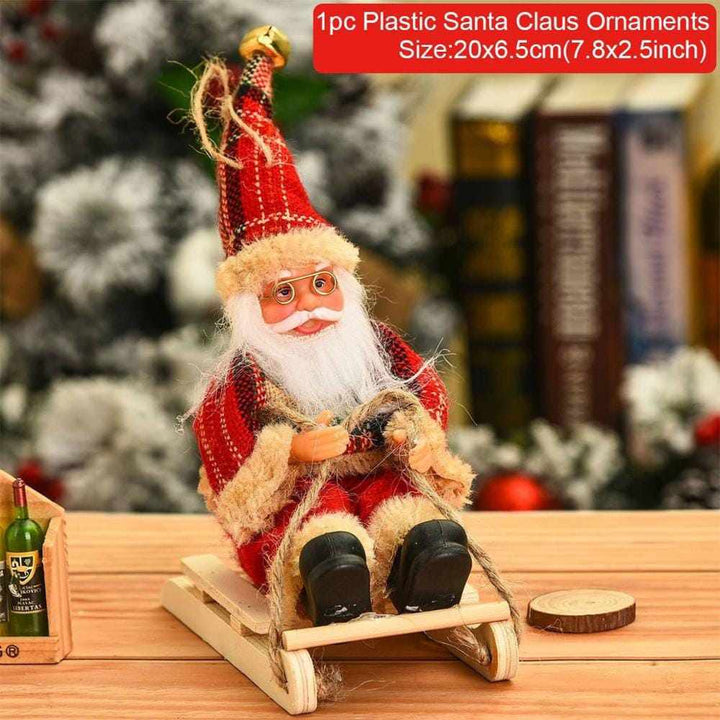 Santa Claus Dolls Merry Christmas Decorations for Home BENNYS 