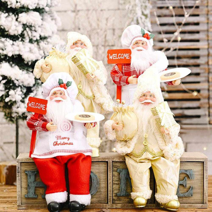 Santa Claus Dolls Merry Christmas Decorations for Home BENNYS 