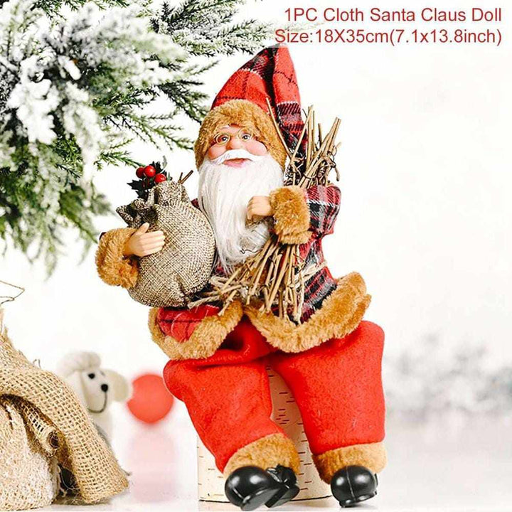 Santa Claus Dolls Merry Christmas Decorations for Home BENNYS 