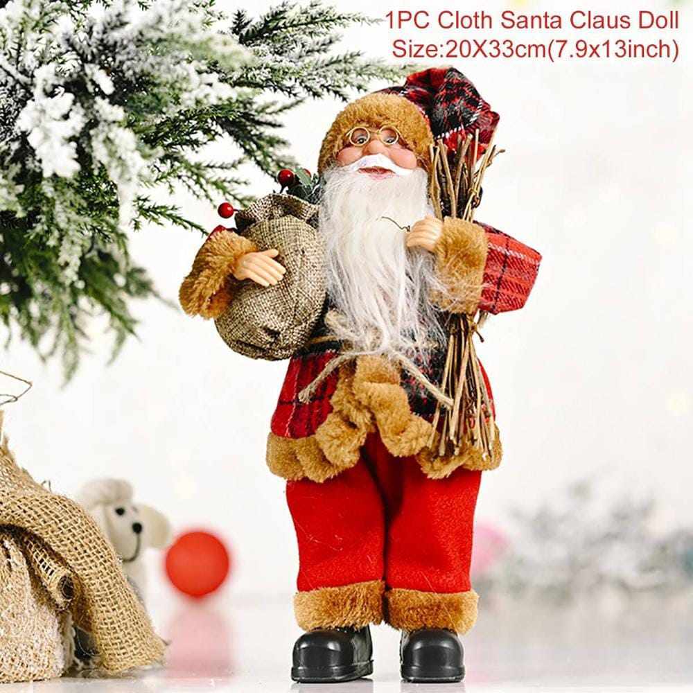 Santa Claus Dolls Merry Christmas Decorations for Home BENNYS 