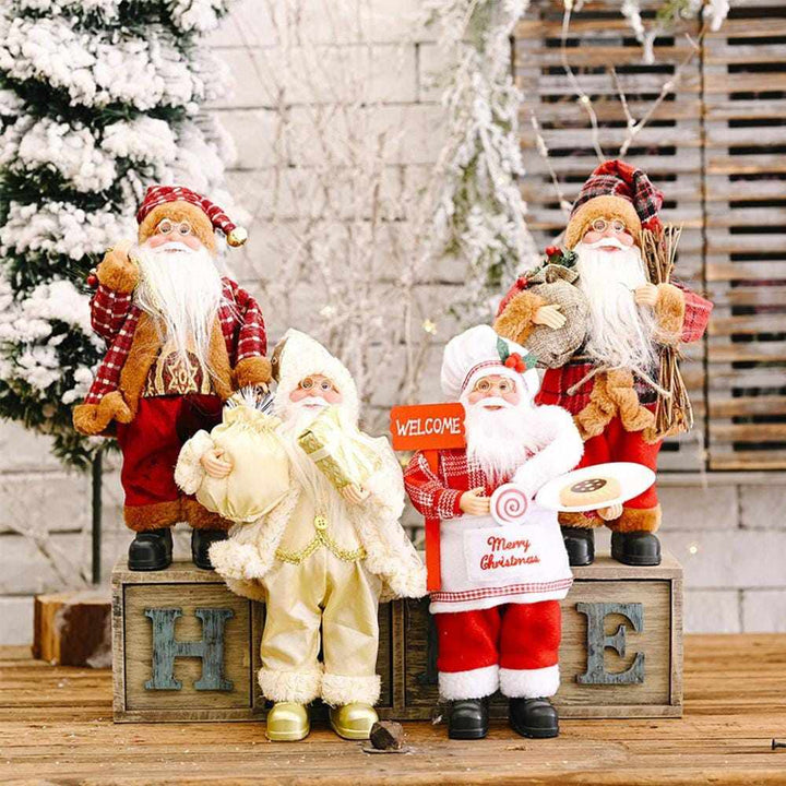 Santa Claus Dolls Merry Christmas Decorations for Home BENNYS 