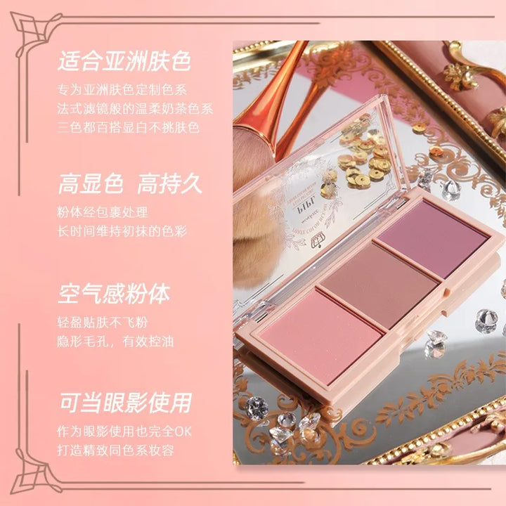 Three-colour Blush Natural Color