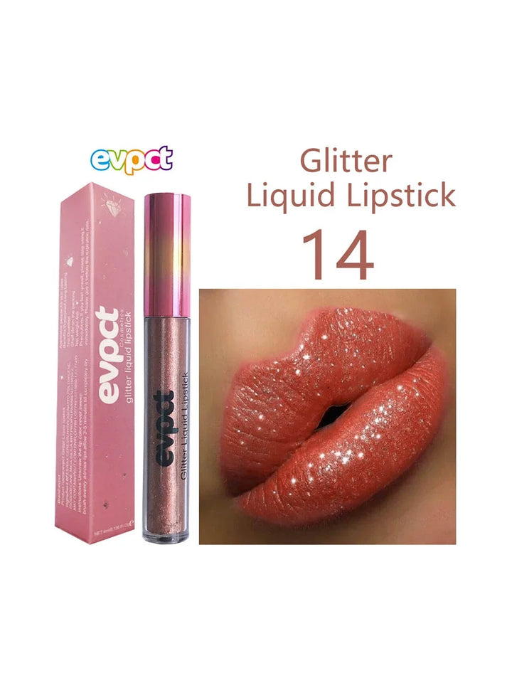 15 Colors Sexy Shimmer Diamond Glitter Matte Lip Gloss